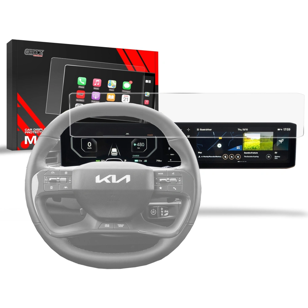 Hurtownia GSM - Matt fólia GrizzGlass CarDisplay védelem a Kia EV9 2023-2024-hez - GRZ10628 - {ean13} - Hurt