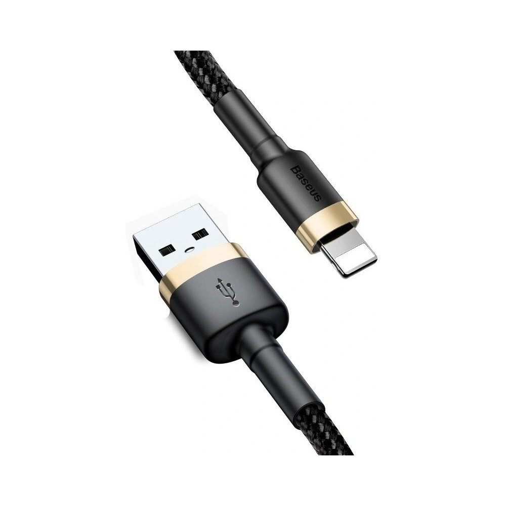 Hurtownia GSM - Kabel USB Lightning Baseus Cafule 2.4A 0,5m (złoto-czarny) - BSU779GLDBLK - {ean13} - Hurt