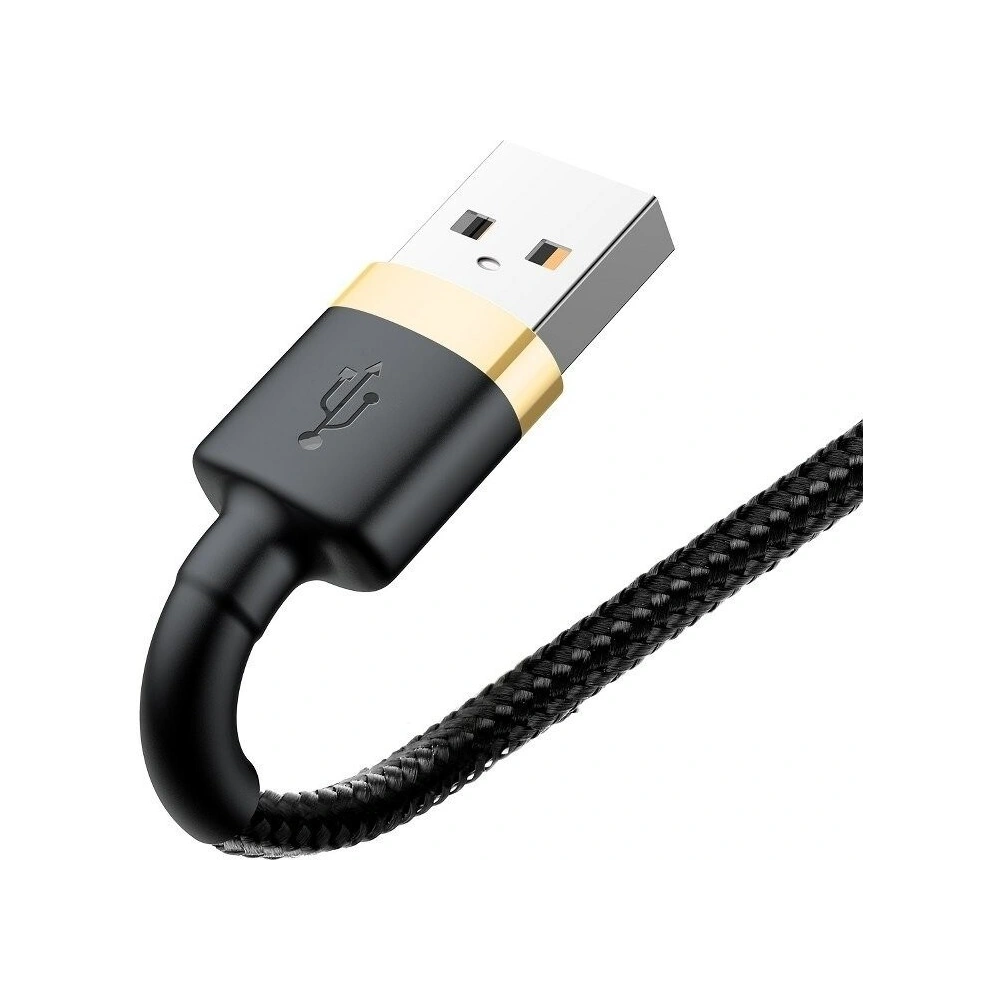 Hurtownia GSM - Kabel USB Lightning Baseus Cafule 2.4A 0,5m (złoto-czarny) - BSU779GLDBLK - {ean13} - Hurt