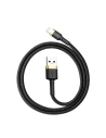 Kabel USB Lightning  Baseus Cafule 2.4A 1m (złoto-czarny)