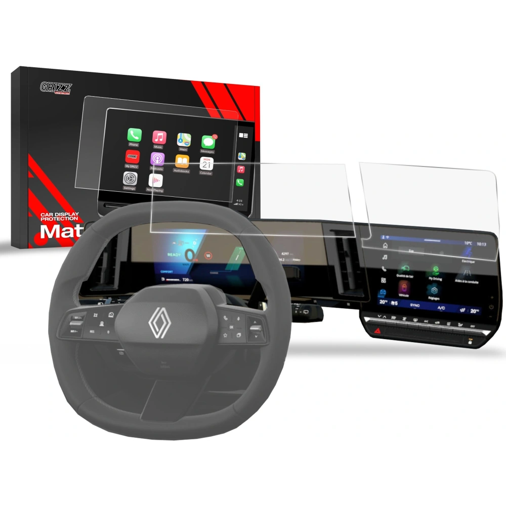 Hurtownia GSM - Folia matowa GrizzGlass CarDisplay Protection do Renault Austral 9" 2022-2024 [2w1] - GRZ10640 - {ean13} - Hurt