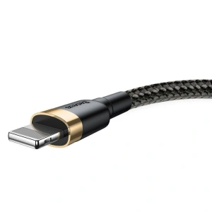Hurtownia GSM - Kabel USB Lightning Baseus Cafule 2.4A 1m (złoto-czarny) - BSU780GLDBLK - {ean13} - Hurt