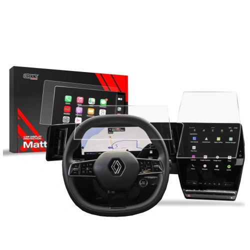Folia matowa GrizzGlass CarDisplay Protection do Renault Scenic E-Tech 12" 2024-2025 [2w1]