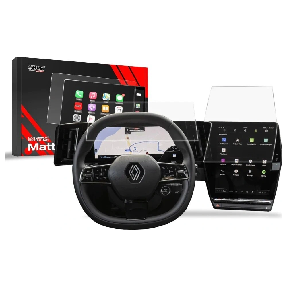 Hurtownia GSM - Mattfolie GrizzGlass CarDisplay Schutz für Renault Scenic E-Tech 12" 2024 [2w1] - GRZ10643 - {ean13} - Hurt