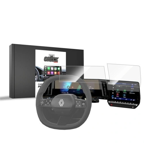 Folia ceramiczna GrizzGlass CarDisplay Protection do Renault Austral 9" 2022-2025 [2w1]