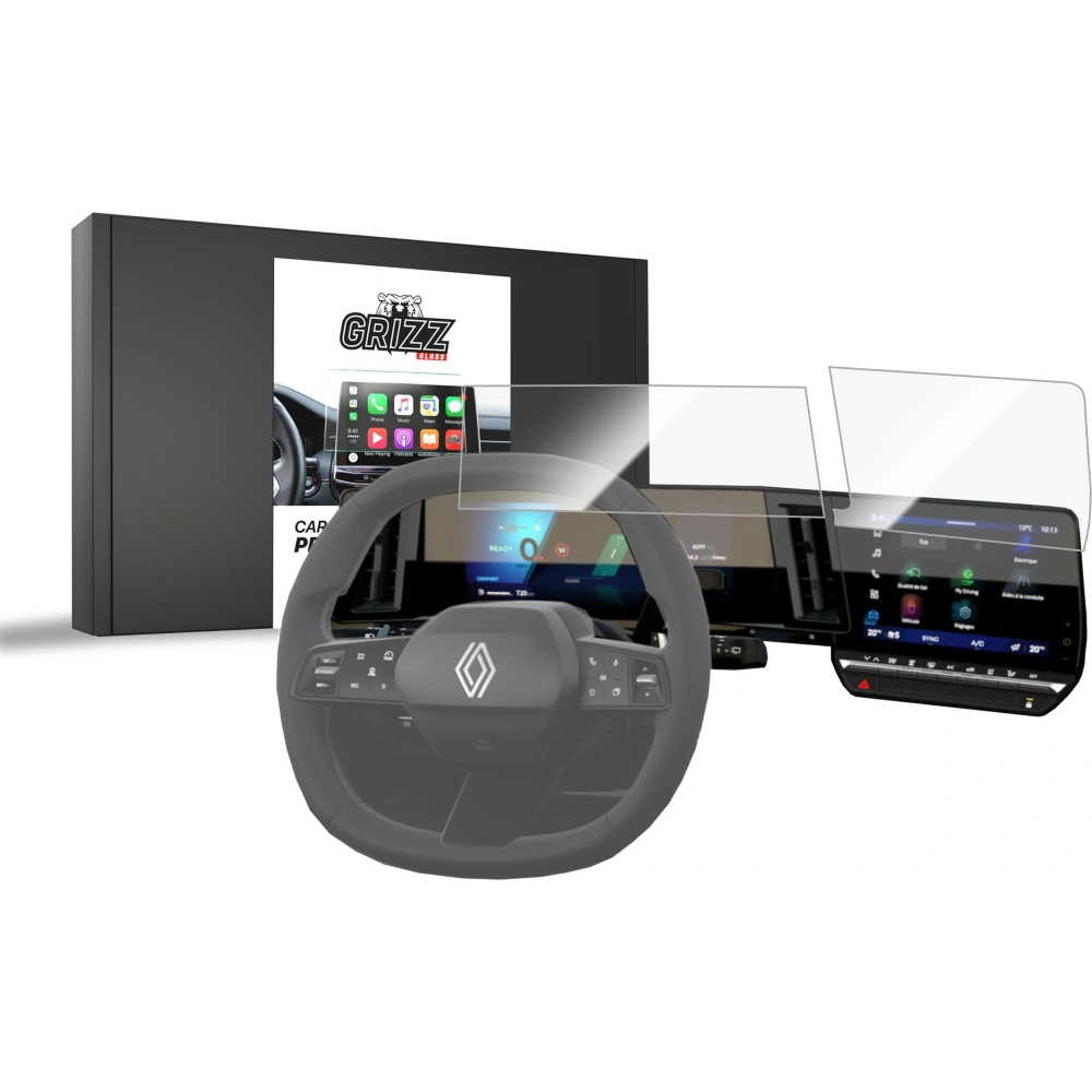Hurtownia GSM - GrizzGlass CarDisplay Protecție Film ceramic pentru Renault Austral 9" 2022-2024 [2in1] - GRZ10644 - {ean13} - Hurt