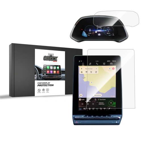 Folia ceramiczna GrizzGlass CarDisplay Protection do Renault Symbioz 10,4" 2024-2025 [2w1]