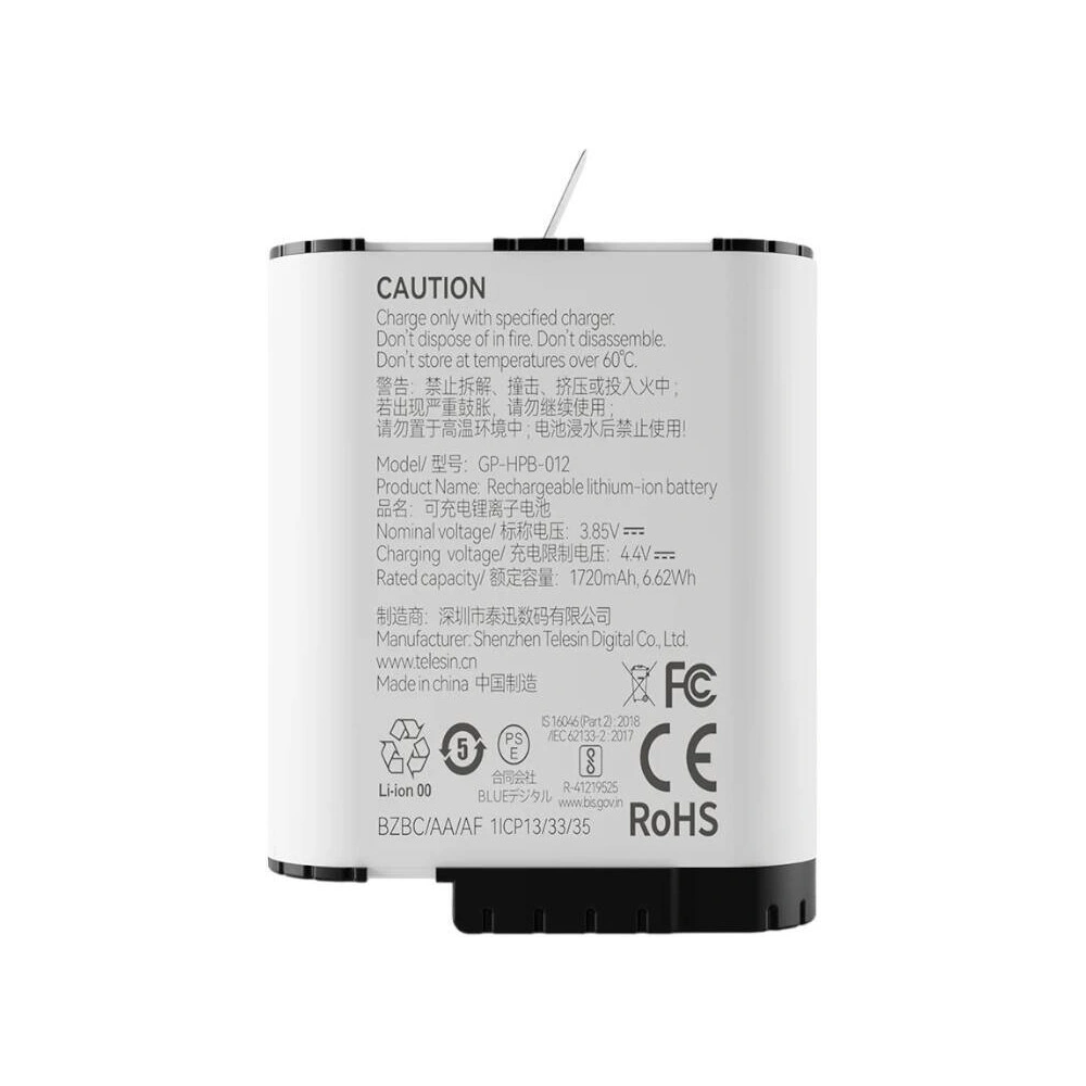 Wholesale TELESIN battery for GoPro 12 Hero / 11 / 10 / 9 - TLS158 - {ean13} - Hurt