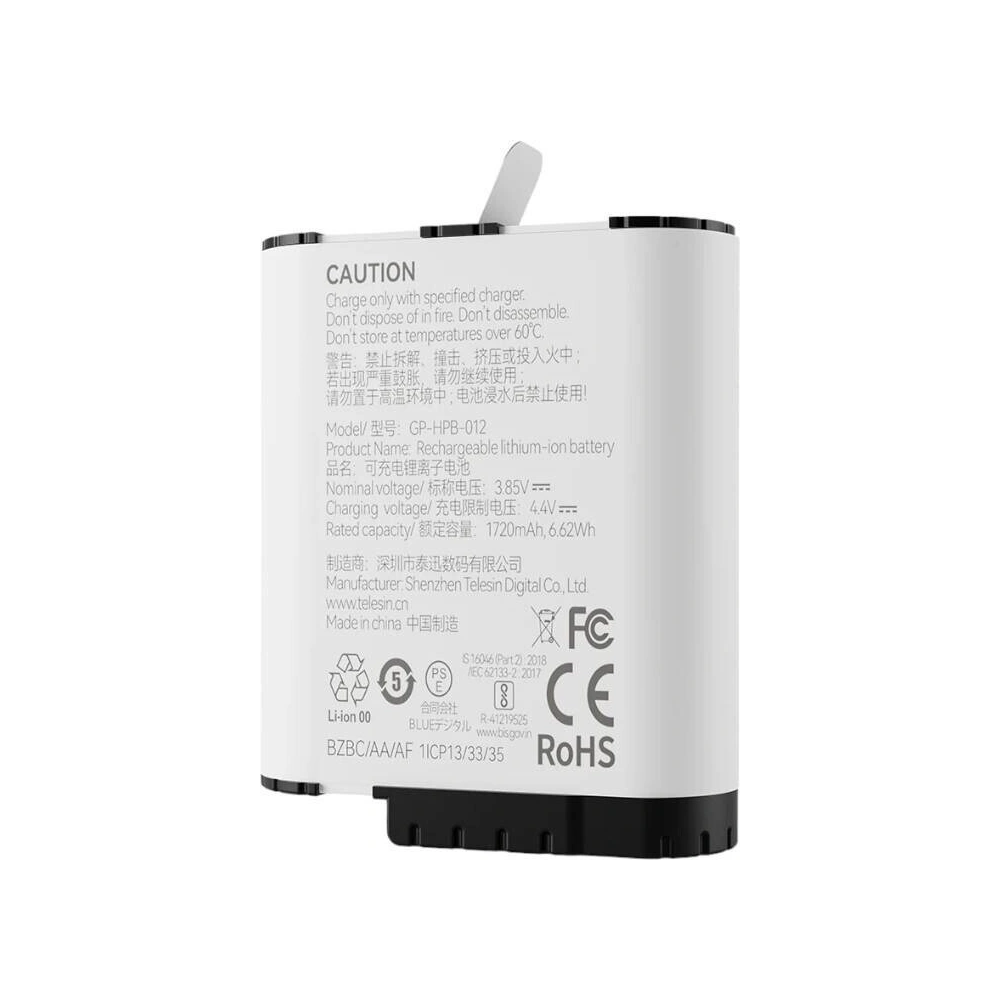 Wholesale TELESIN battery for GoPro 12 Hero / 11 / 10 / 9 - TLS158 - {ean13} - Hurt
