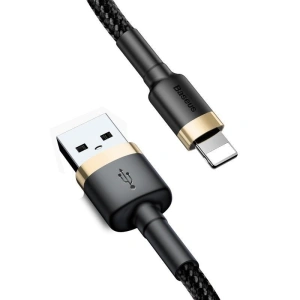 Hurtownia GSM - Kabel USB Lightning Baseus Cafule 1.5A 2m (złoto-czarny) - BSU781GLDBLK - {ean13} - Hurt
