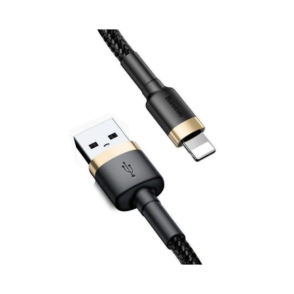 Hurtownia GSM - Kabel USB Lightning Baseus Cafule 1.5A 2m (złoto-czarny) - BSU781GLDBLK - {ean13} - Hurt