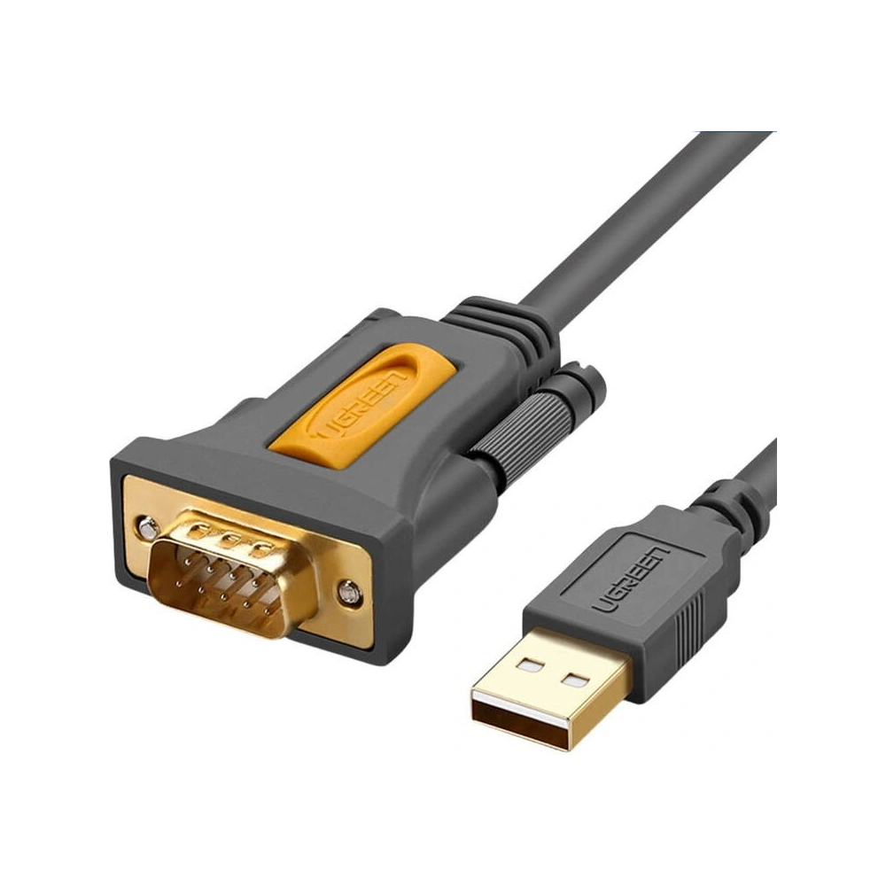 Hurtownia GSM - UGREEN CR104 USB-A to DB9 RS-232 kábel, 1m fekete - UGR1880 - {ean13} - Hurt