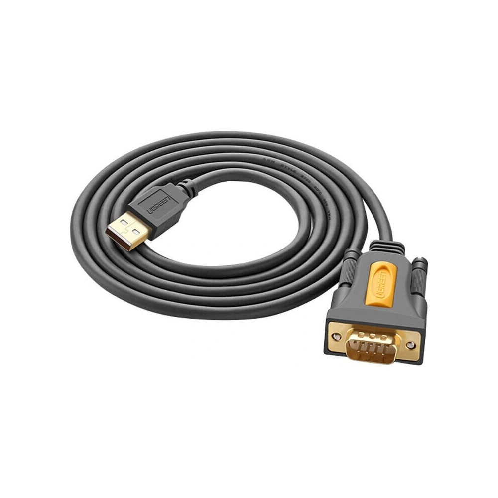 Hurtownia GSM - UGREEN CR104 USB-A zu DB9 RS-232 Kabel, 2m schwarz - UGR1881 - {ean13} - Hurt