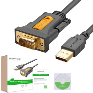 Hurtownia GSM - Cablu UGREEN CR104 USB-A la DB9 RS-232, 2m negru - UGR1881 - {ean13} - Hurt
