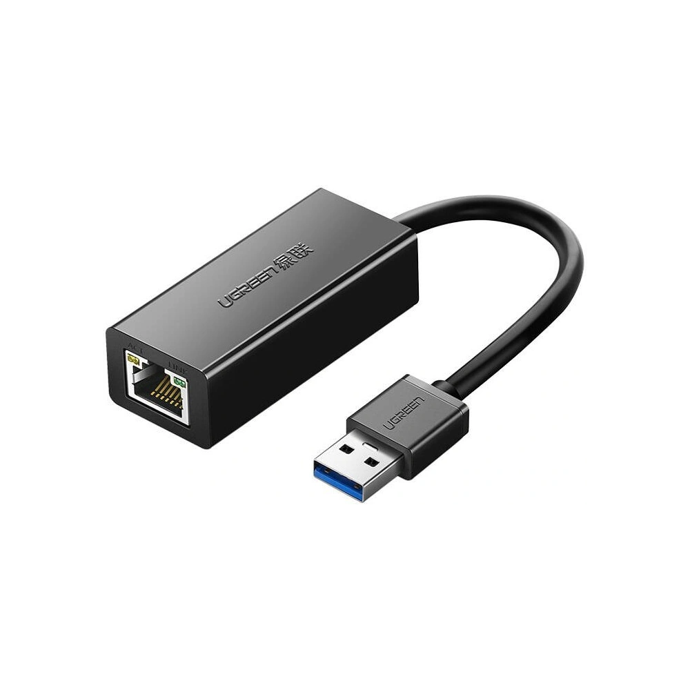 Hurtownia GSM - Netzwerkadapter UGREEN CR111 USB-A auf RJ45 Gigabit Ethernet schwarz - UGR1885 - {ean13} - Hurt