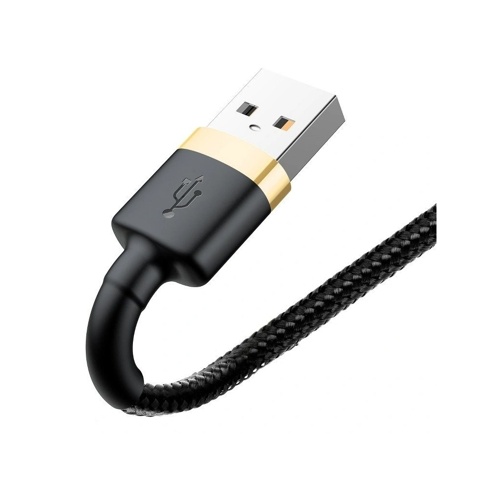 Hurtownia GSM - Kabel USB Lightning Baseus Cafule 1.5A 2m (złoto-czarny) - BSU781GLDBLK - {ean13} - Hurt