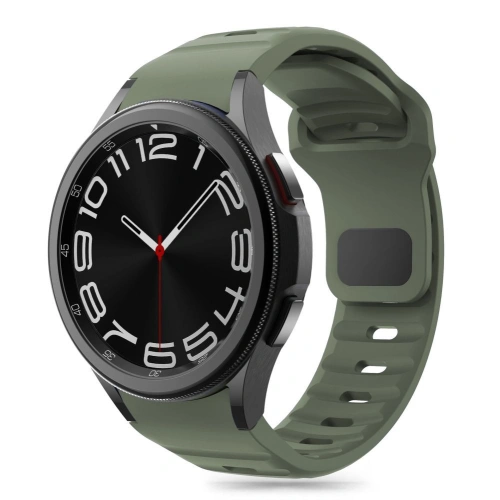 Pasek Tech-Protect Silicone Line Samsung Galaxy Watch 4/5/5 Pro/6/7/FE Olive Green
