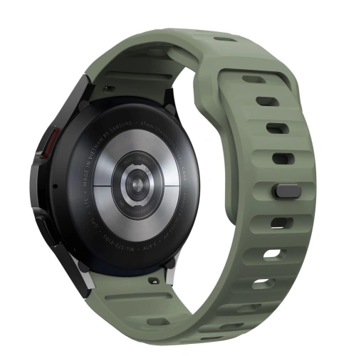 Pasek Tech-Protect Silicone Line Samsung Galaxy Watch 4/5/5 Pro/6/7/FE Olive Green