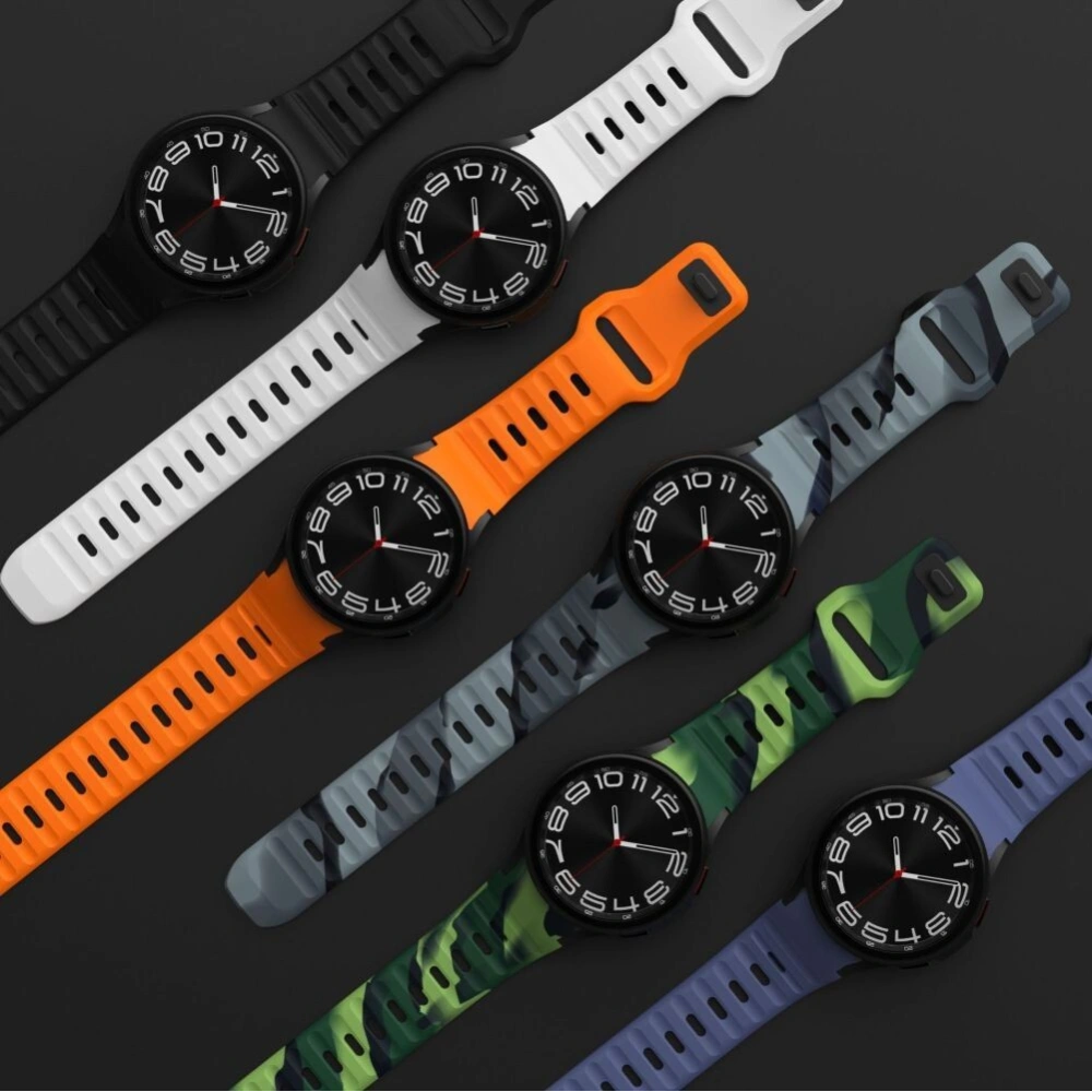 Hurtownia GSM - Pasek Tech-Protect Silicone Line Samsung Galaxy Watch 4/5/5 Pro/6/7/FE olivově zelená - THP2969 - {ean13} - Hurt