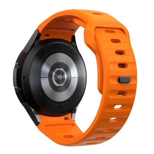 Pasek Tech-Protect Silicone Line Samsung Galaxy Watch 4/5/5 Pro/6/7/FE Orange