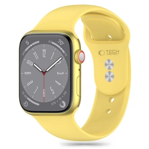 Hurtownia GSM - Pasek Tech-Protect szilikon Apple Watch 4/5/6/7/8/9/SE/10 38/40/41/42mm Kanári sárga - THP2983 - {ean13} - Hurt