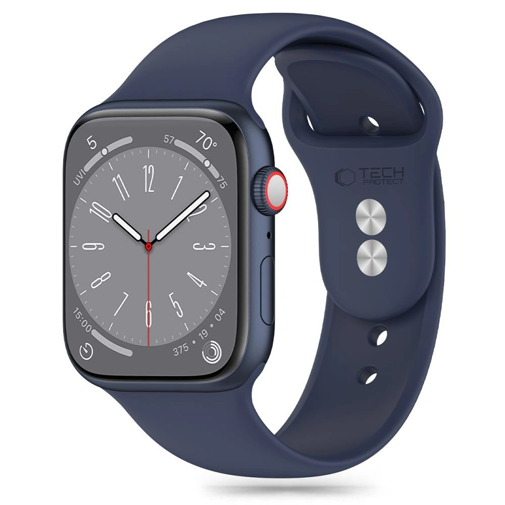 Hurtownia GSM - Pasek Tech-Protect Silicone Apple Watch 4/5/6/7/8/9/SE / Ultra 1/2 42/44/45/49mm Midnight Blue - THP2985 - {ean13} - Hurt