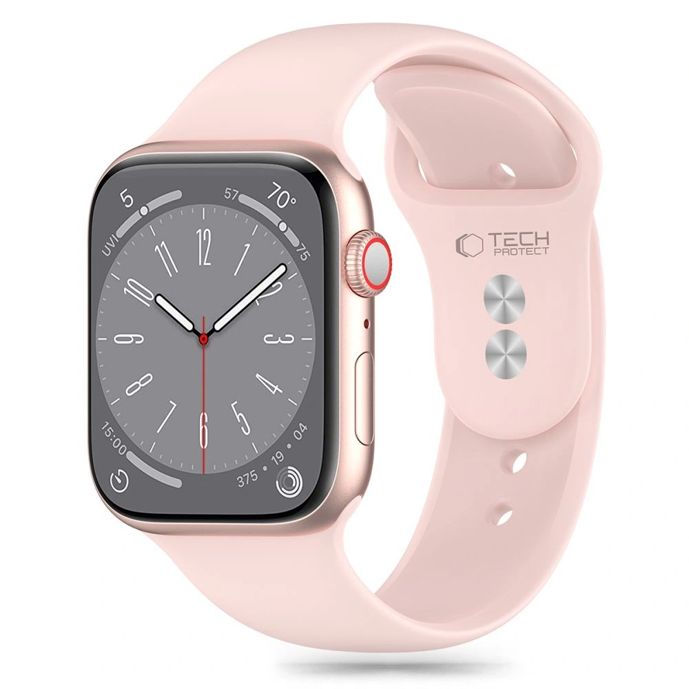 Hurtownia GSM - Pasek Tech-Protect szilikon Apple Watch 4/5/6/7/8/9/SE / Ultra 1/2 42/44/45/49mm világos rózsaszín - THP2986 - {ean13} - Hurt