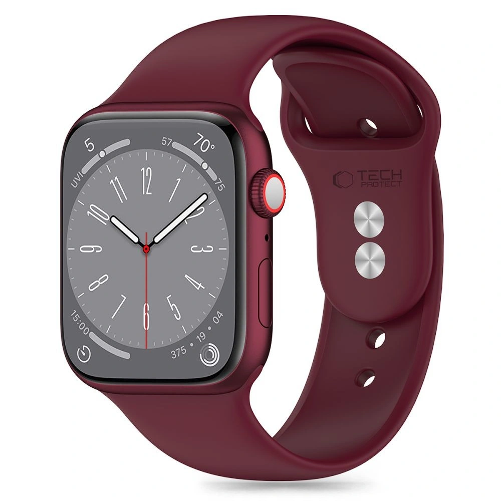 Hurtownia GSM - Pásek Tech-Protect Silicone Apple Watch 4/5/6/7/8/9/SE / Ultra 1/2 42/44/45/49mm Mulberry - THP2987 - {ean13} - Hurt