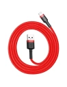 Kabel Lightning USB Baseus Cafule 1,5A 2m (czerwony)