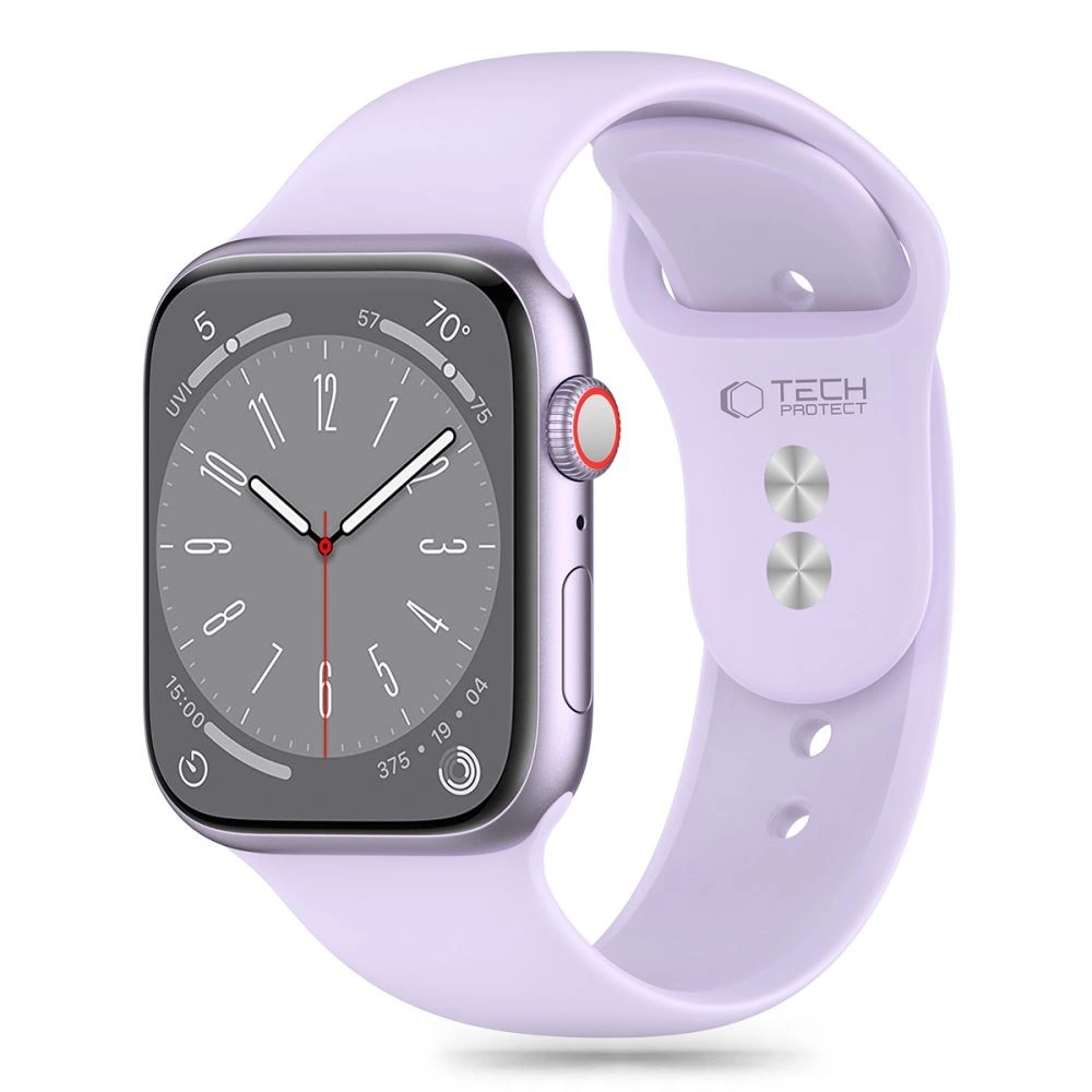 Hurtownia GSM - Tech-Protect Silikon Apple Watch 4/5/6/7/8/9/SE / Ultra 1/2 42/44/45/49mm Elegantes Lila - THP2988 - {ean13} - Hurt