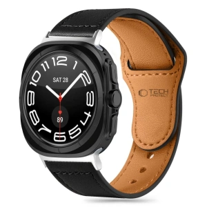 Hurtownia GSM - Pasek Tech-Protect Leatherfit Samsung Galaxy Watch Ultra 47mm Fekete - THP2992 - {ean13} - Hurt