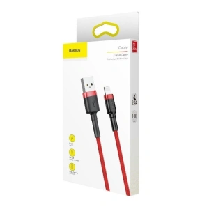 Hurtownia GSM - Kabel Lightning USB Baseus Cafule 1,5A 2m (czerwony) - BSU783RED - {ean13} - Hurt