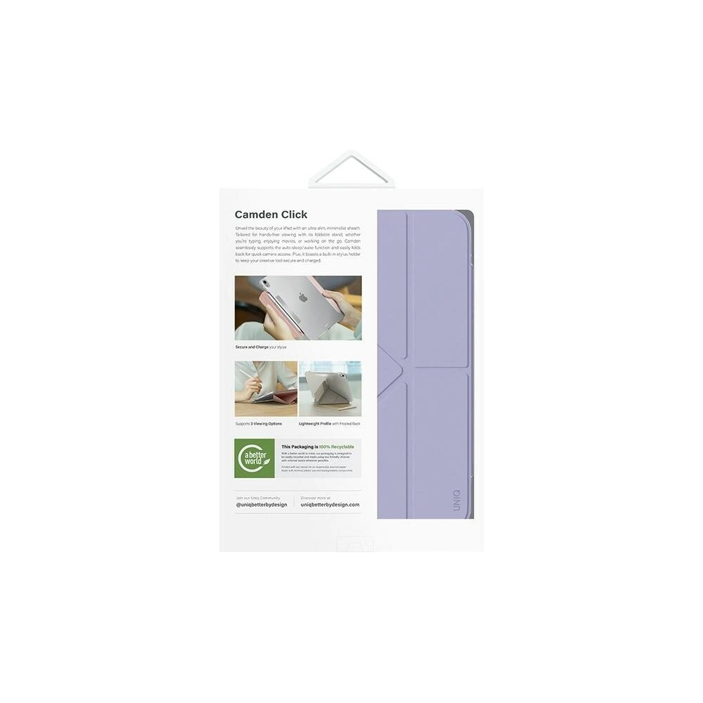Hurtownia GSM - Etui UNIQ Camden Click Apple iPad Air 11" 2024 (6. generație) violet/deschis violet - UNIQ1179 - {ean13} - Hurt