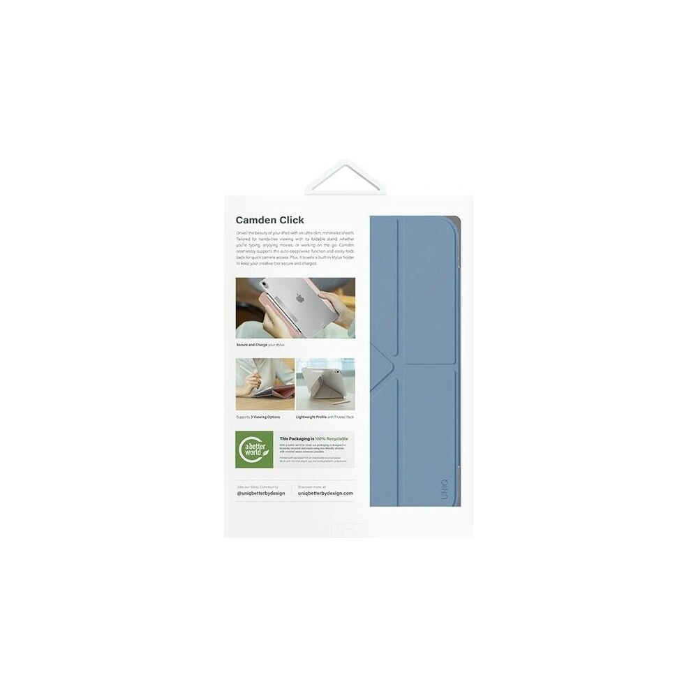 Hurtownia GSM - Etui UNIQ Camden Click Apple iPad Air 11" 2024 (6. generație) albastru/stone blue - UNIQ1180 - {ean13} - Hurt