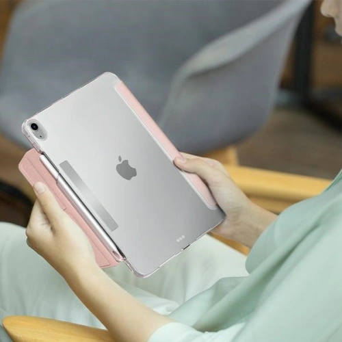 Etui UNIQ Camden Click Apple iPad Air 13" 2024 (6. generacji) fioletowy/light violet