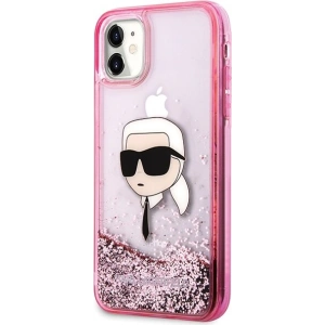 Hurtownia GSM - Etui Karl Lagerfeld KLHCN61LNKHCP Apple iPhone 11/XR hardcase Glitter Karl Head rózsaszín/pink - KLD2128 - {ean13} - Hurt
