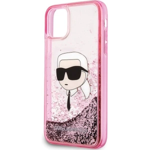 Hurtownia GSM - Etui Karl Lagerfeld KLHCN61LNKHCP Apple iPhone 11/XR hardcase Glitter Karl Head roz/rozalie - KLD2128 - {ean13} - Hurt