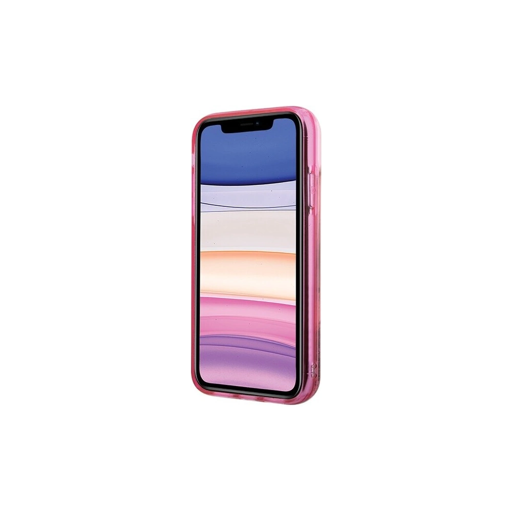 Wholesale Karl Lagerfeld KLHCN61LNKHCP Apple iPhone 11/XR hardcase Glitter Karl Head pink - KLD2128 - {ean13} - Hurt