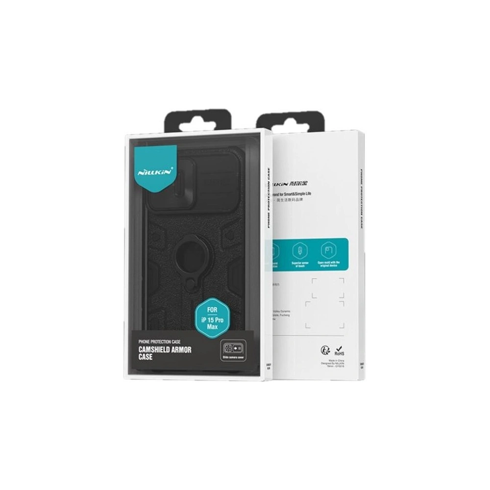 Hurtownia GSM - Etui Nillkin Camshield Armor Case Apple iPhone 15 Pro Max fekete/czarny - NLK1577 - {ean13} - Hurt