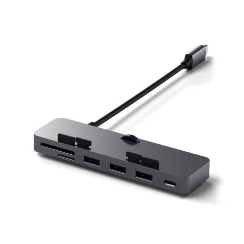 Adapter Satechi Aluminum USB-C Clamp Hub Pro iMac 2017/2019/2020 - Adaptery/HUBy - Satechi