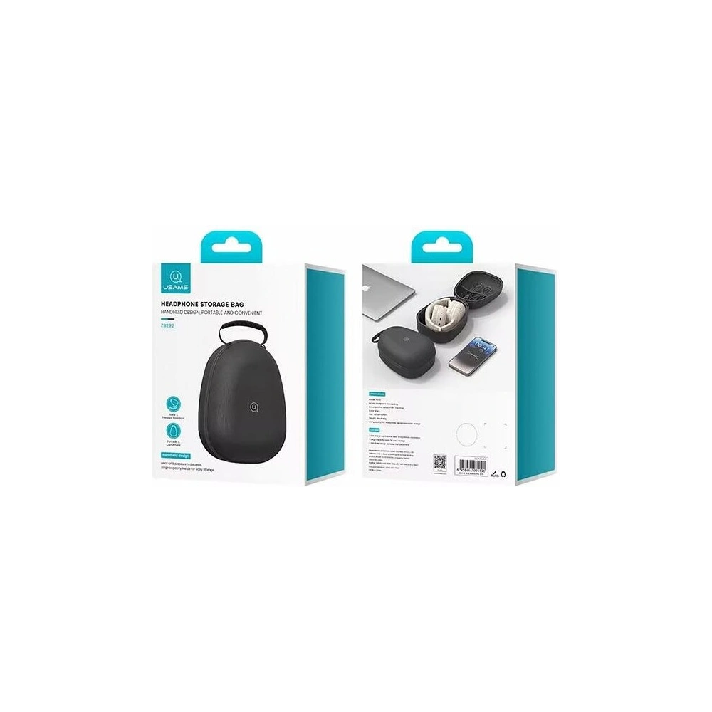 Wholesale USAMS US-ZB292 in-ear headphone case black - USA1164 - {ean13} - Hurt