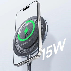 Hurtownia GSM - USAMS US-CD223 15W fekete indukciós töltő - USA1166 - {ean13} - Hurt