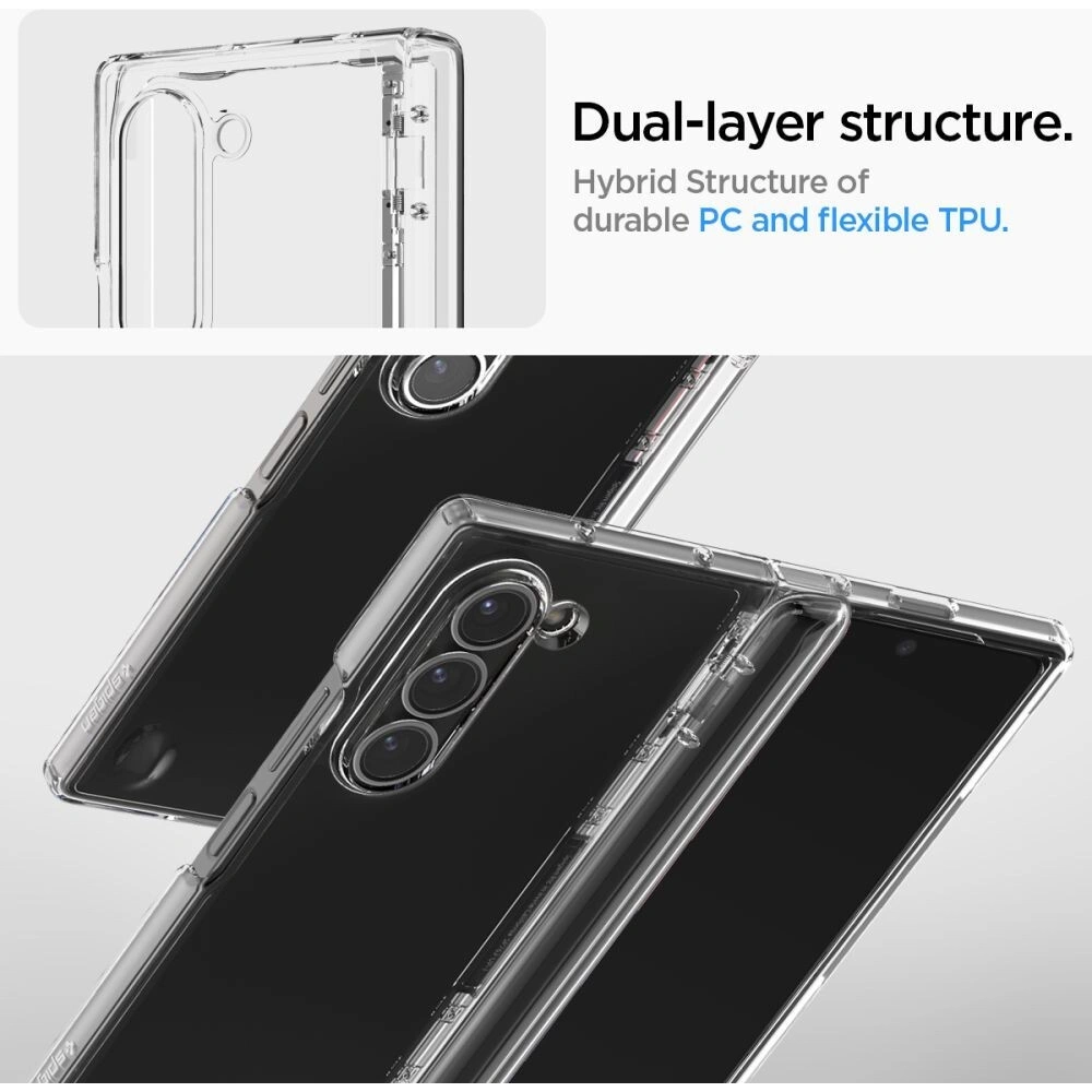 Hurtownia GSM - Etui Spigen Ultra Hybrid Pro Samsung Galaxy Z Fold 6 Crystal Clear - SPN3470 - {ean13} - Hurt