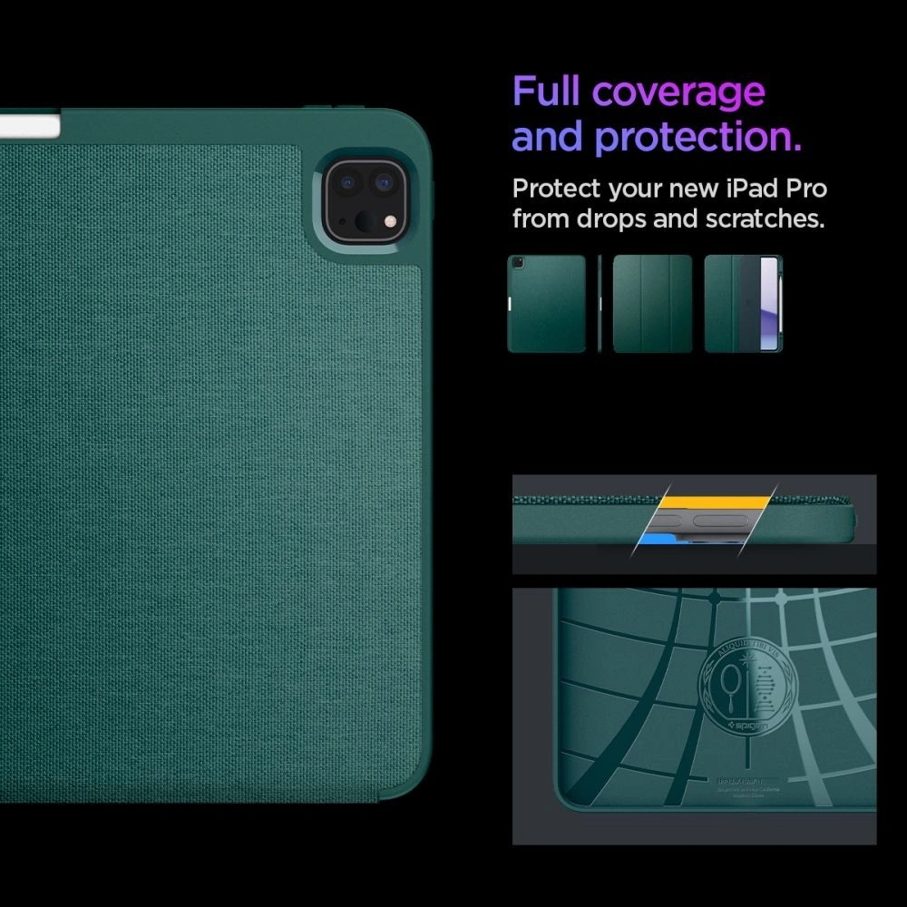 Hurtownia GSM - Case Spigen Urban Fit Apple Apple iPad Pro 13" 2024 (7. Generation) Mitternachtsgrün - SPN3472 - {ean13} - Hurt