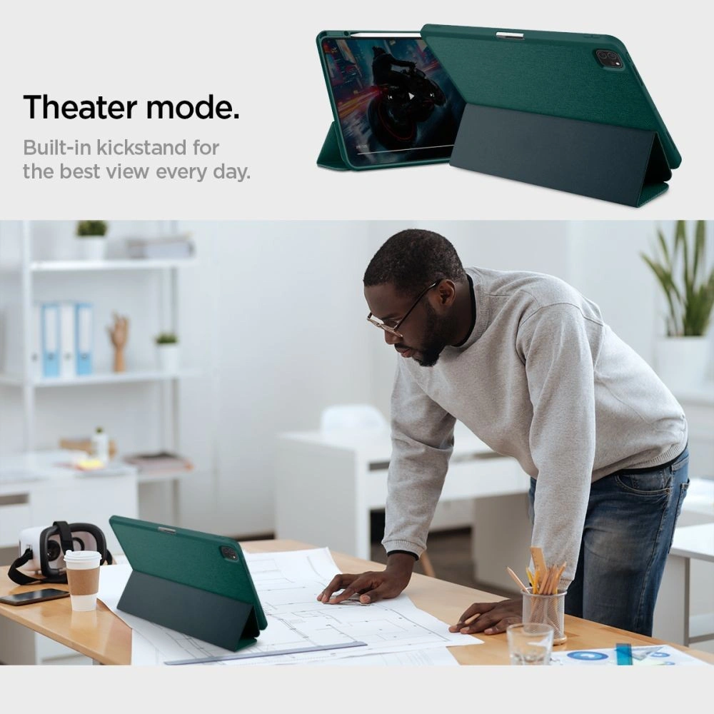 Hurtownia GSM - Case Spigen Urban Fit Apple Apple iPad Pro 13" 2024 (7. Generation) Mitternachtsgrün - SPN3472 - {ean13} - Hurt