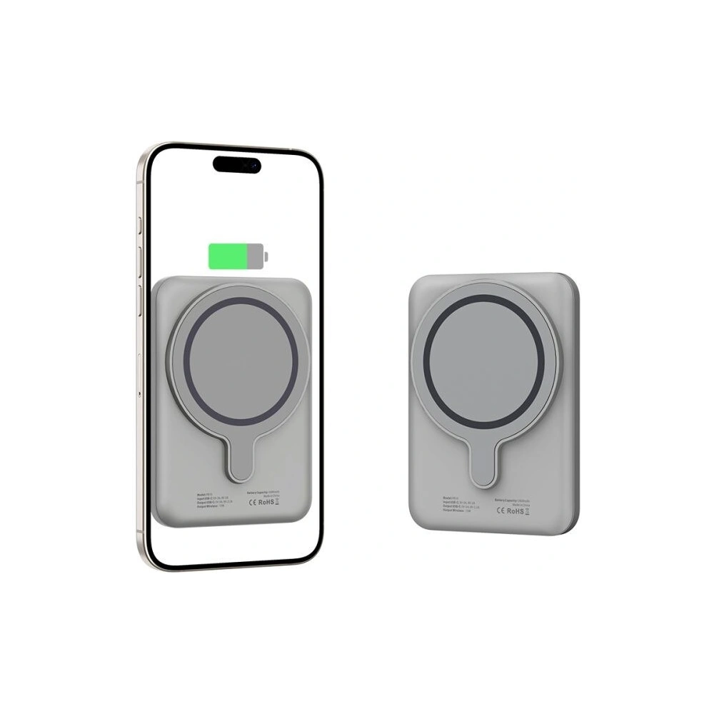 Hurtownia GSM - Powerbank Tech-Protect PB10 LifeMag MagSafe 5000mah Titanium - THP2998 - {ean13} - Hurt