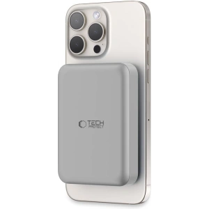 Hurtownia GSM - Powerbank Tech-Protect PB11 LifeMag MagSafe 10000mah Titanium - THP2999 - {ean13} - Hurt