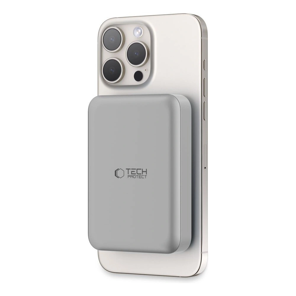 Hurtownia GSM - Powerbank Tech-Protect PB11 LifeMag MagSafe 10000mah Titanium - THP2999 - {ean13} - Hurt