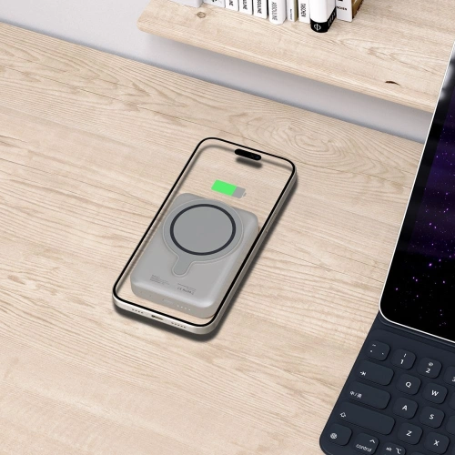 Powerbank Tech-Protect PB11 LifeMag MagSafe 10000mah Titanium - Powerbanki - Tech-Protect