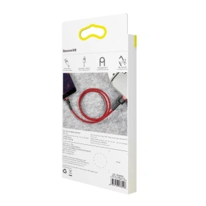 Hurtownia GSM - Kabel Lightning USB Baseus Cafule 2.4A 1m (czerwony) - BSU787RED - {ean13} - Hurt
